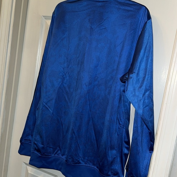 Adidas blue and black track performance jacket NWT XL - Picture 7 of 12